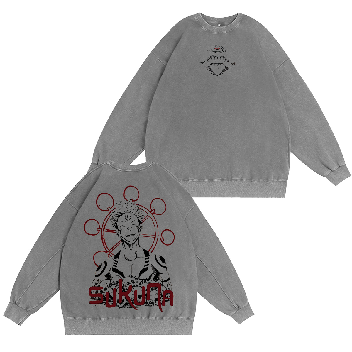 Ryomen Sukuna Jujutsu Kaisen Washed T-shirt/Crewneck/Hoodie