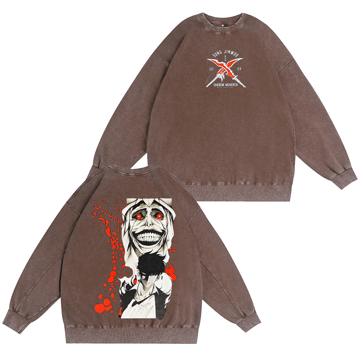 Solo Leveling Washed T-shirt/Crewneck/Hoodie