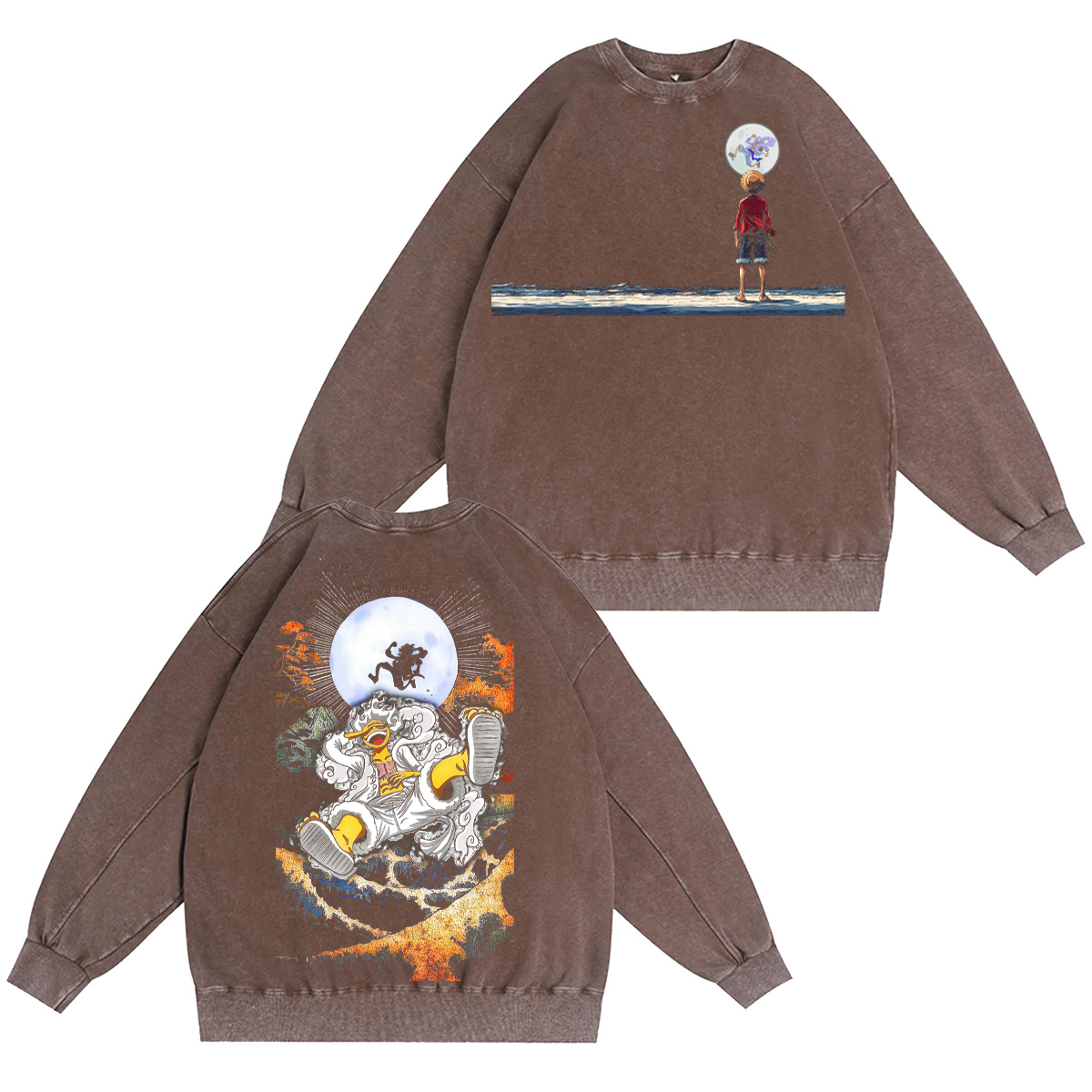 One Piece Washed T-shirt/Crewneck/Hoodie