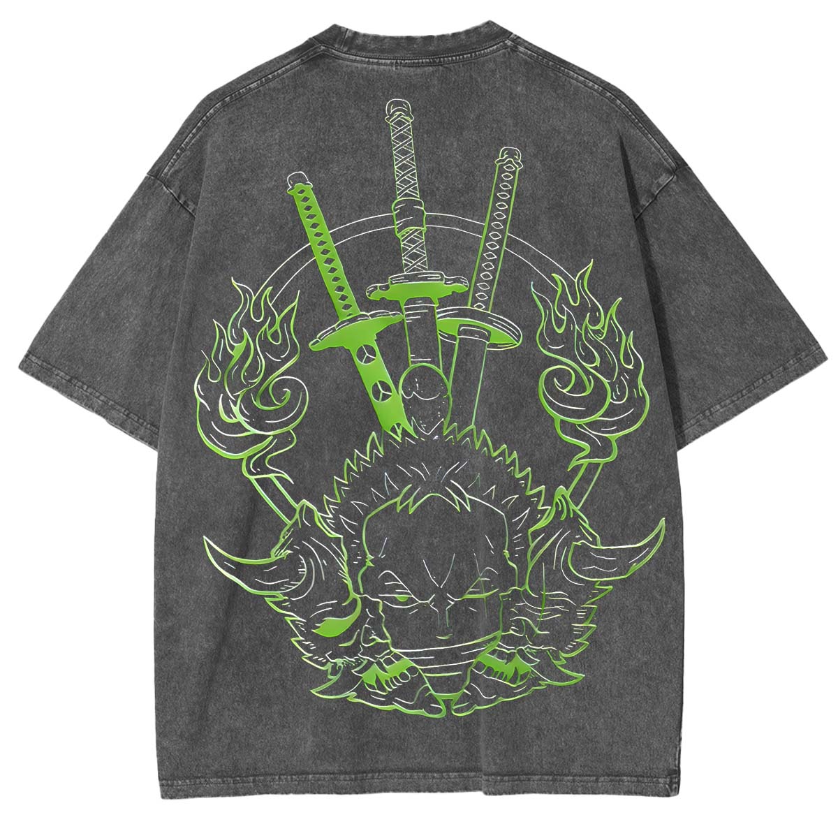 Straw Hat Pirates First Mate Roronoa Zoro Washed Tee