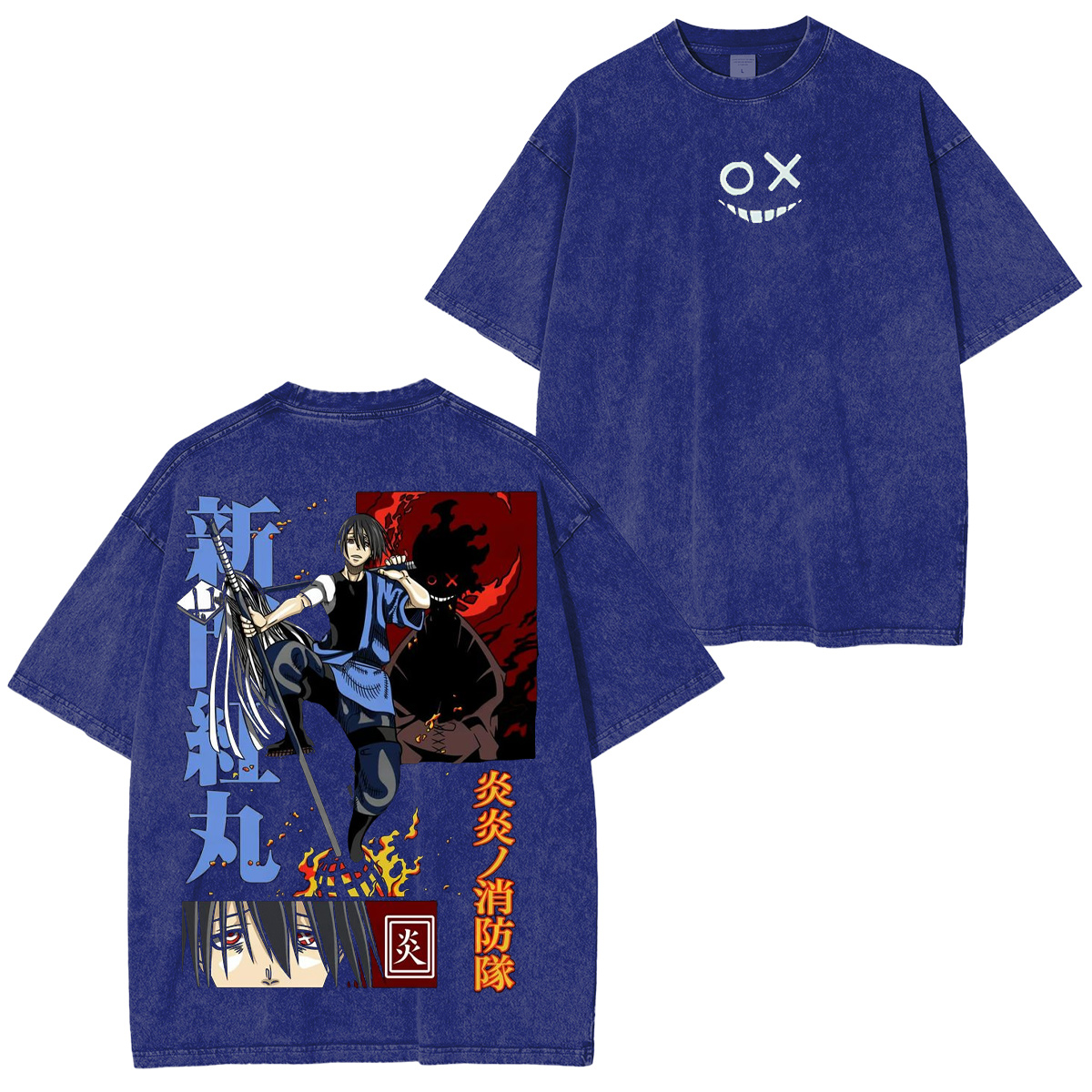 Fire Force Washed T-shirt/Crewneck/Hoodie