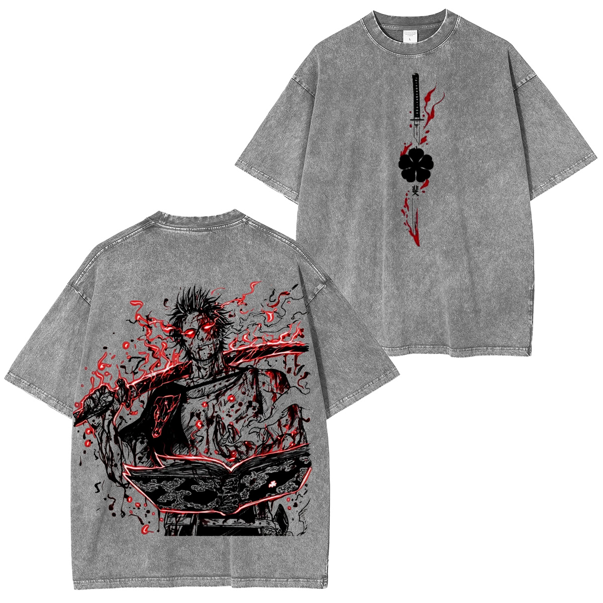 Black Clover Washed T-shirt/Crewneck/Hoodie