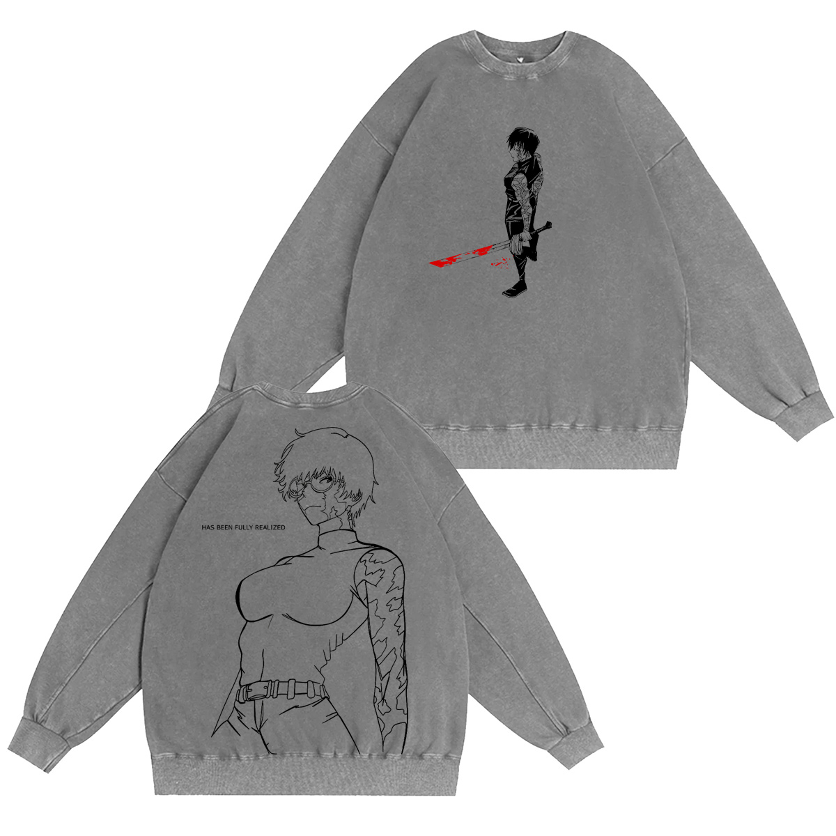 Maki Zenin Jujutsu Kaisen Washed T-shirt/Crewneck/Hoodie