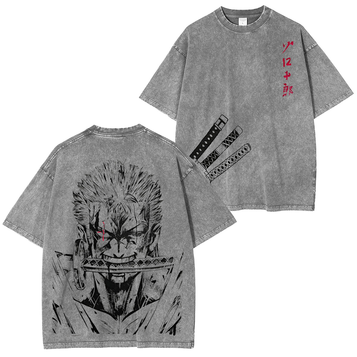 One Piece Washed T-shirt/Crewneck/Hoodie