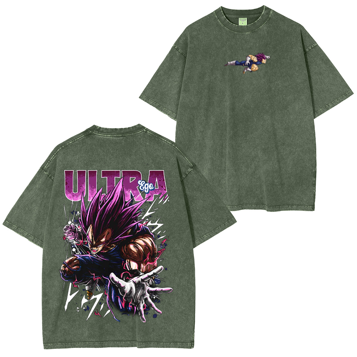 Graphic Tees Dragon Ball Z Champion Anime Washed T-shirt/Crewneck/Hoodie