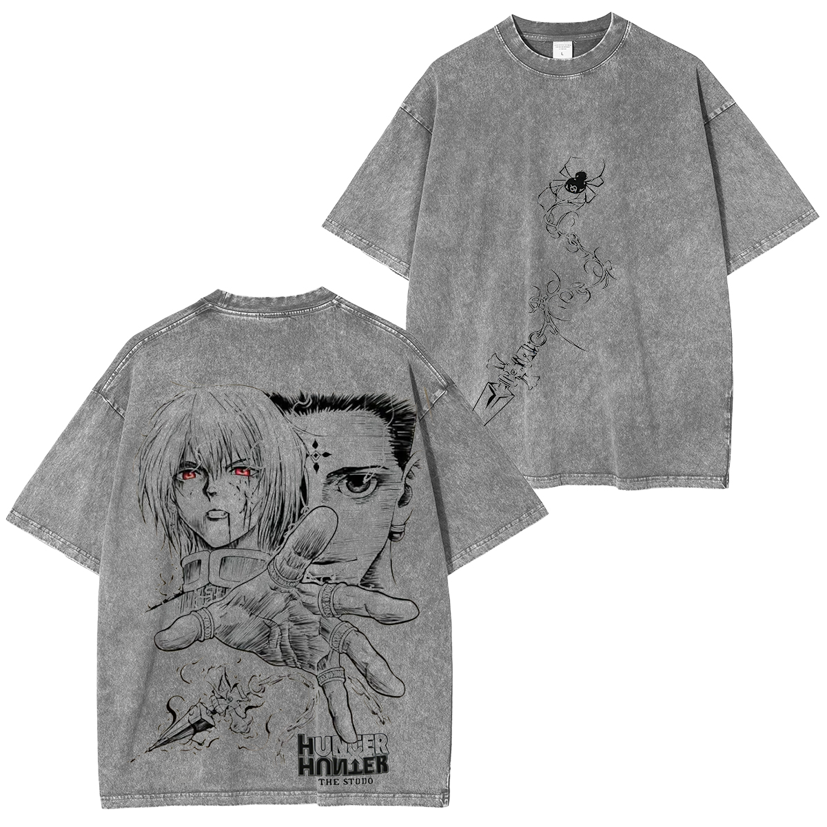 Hunter X Hunter Anime Washed T-shirt/Crewneck/Hoodie
