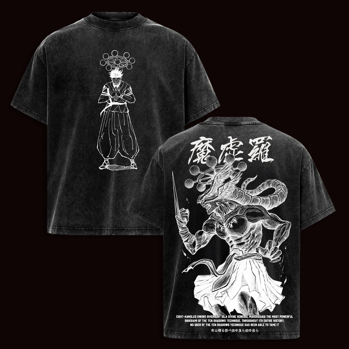 Jujutsu Kaisen Vintage Washed T-shirt/Crewneck/Hoodie