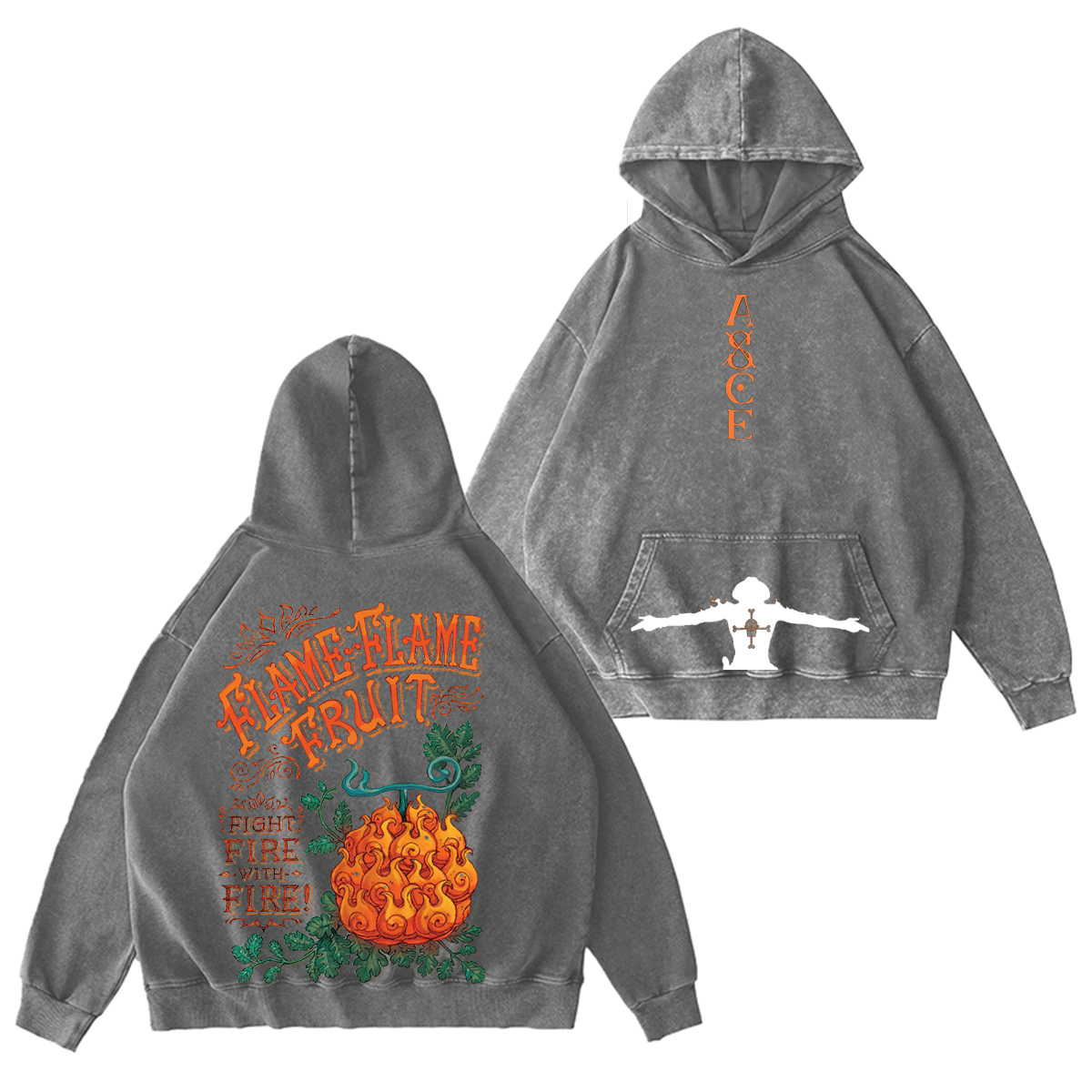 OnePiece : portgasdace Vintage washed T-shirt/Crewneck/Hoodie