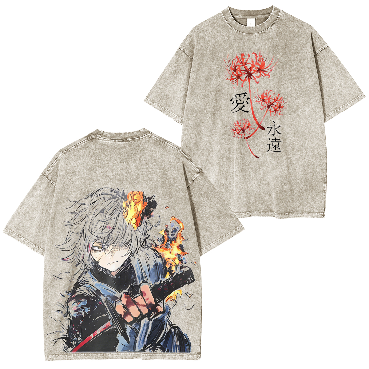 Hell's Paradise: Jigokuraku Vintage Washed T-shirt/Crewneck/Hoodie