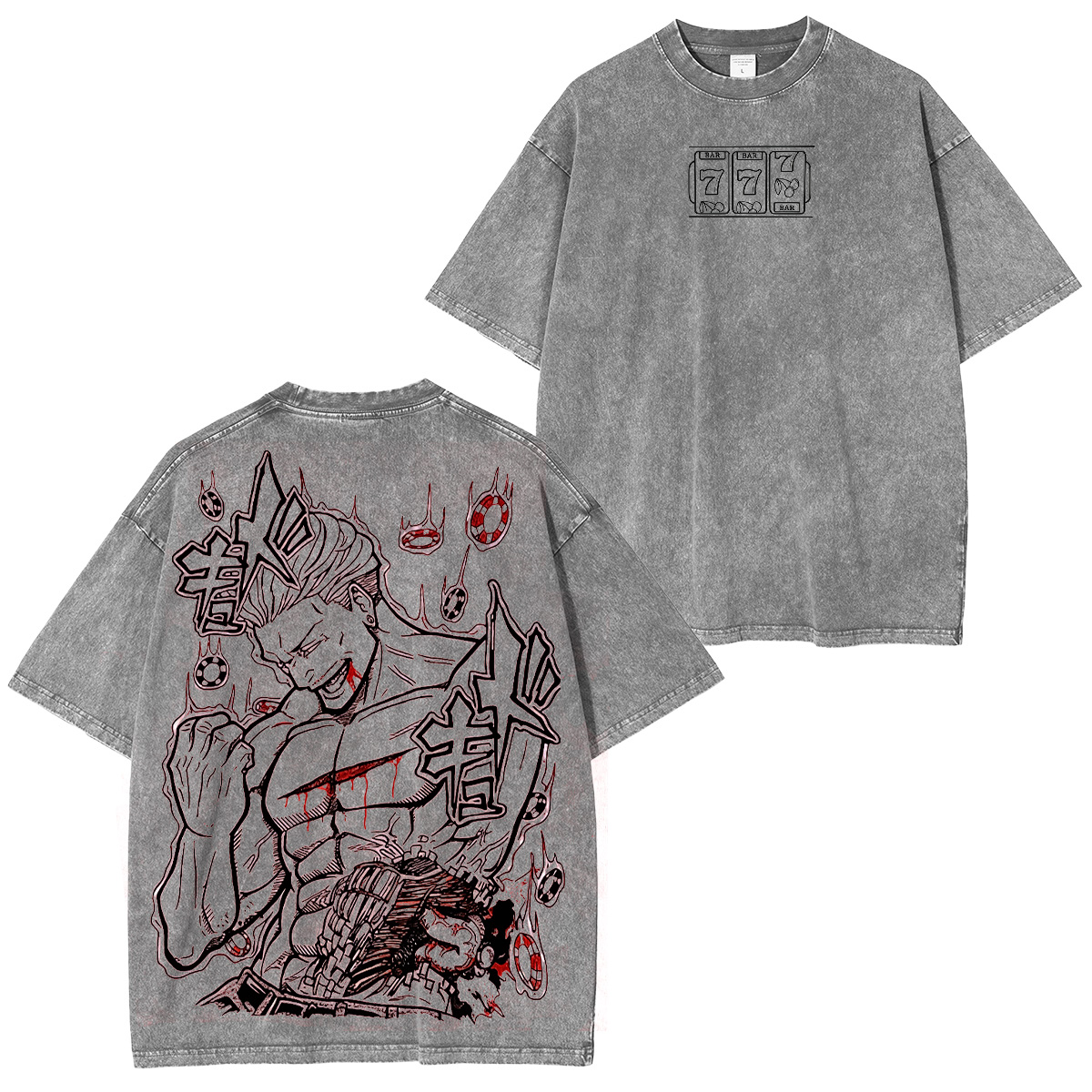 Kinji Hakari Jujutsu Kaisen Anime Washed T-shirt/Crewneck/Hoodie