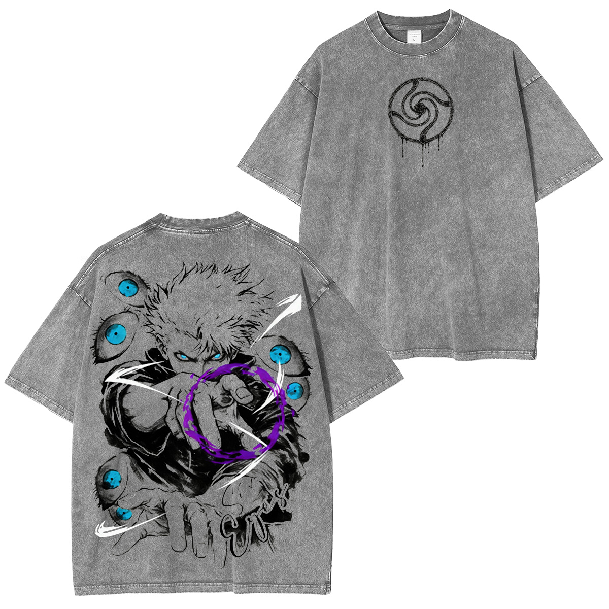 Gojo Satoru Jujutsu Kaisen Anime Washed T-shirt/Crewneck/Hoodie