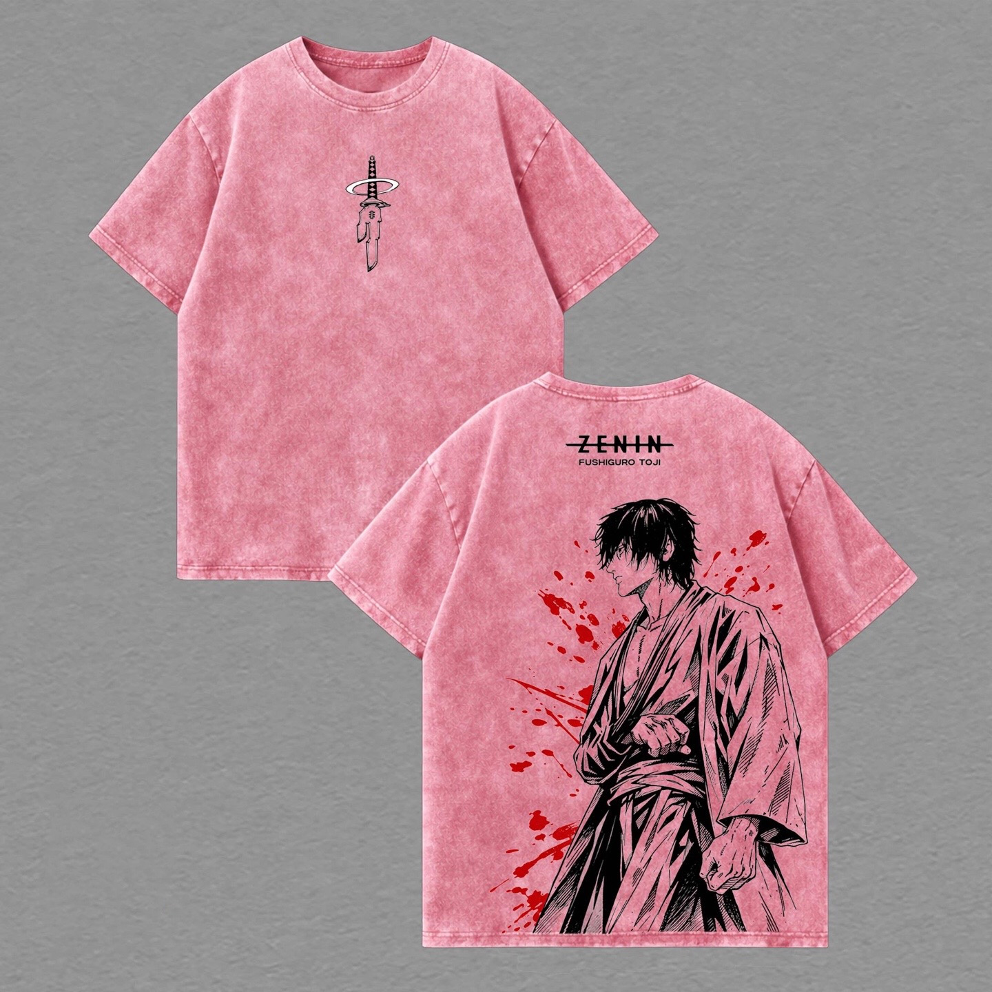 Toji Fushiguro Jujutsu Kaisen Anime Washed T-shirt/Crewneck/Hoodie