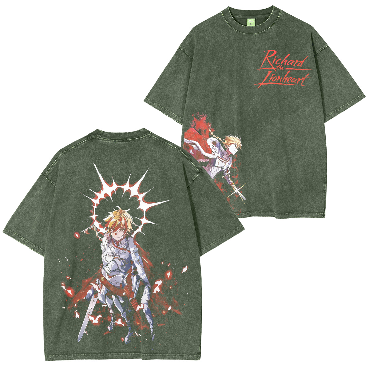 Fate/Grand Order Unisex Washed T-shirt/Crewneck