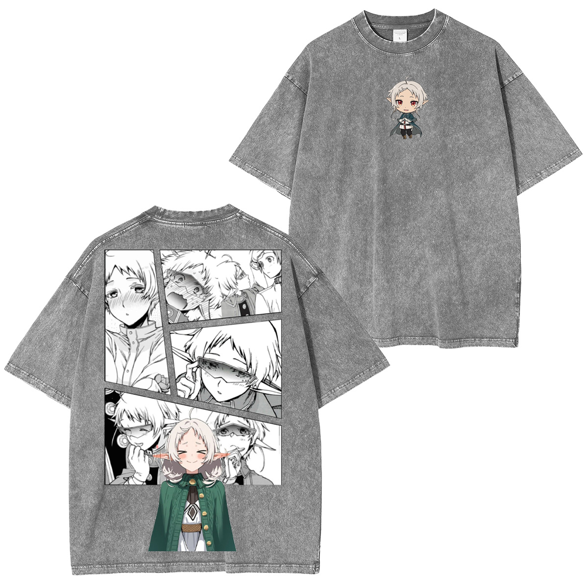 Sylphiette Mushoku Tensei: Jobless Reincarnation Anime Washed T-shirt/Crewneck/Hoodie
