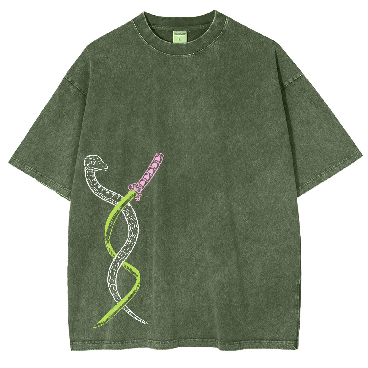 Iguro Obanai X Kanroji Mitsuri Vintage Tee