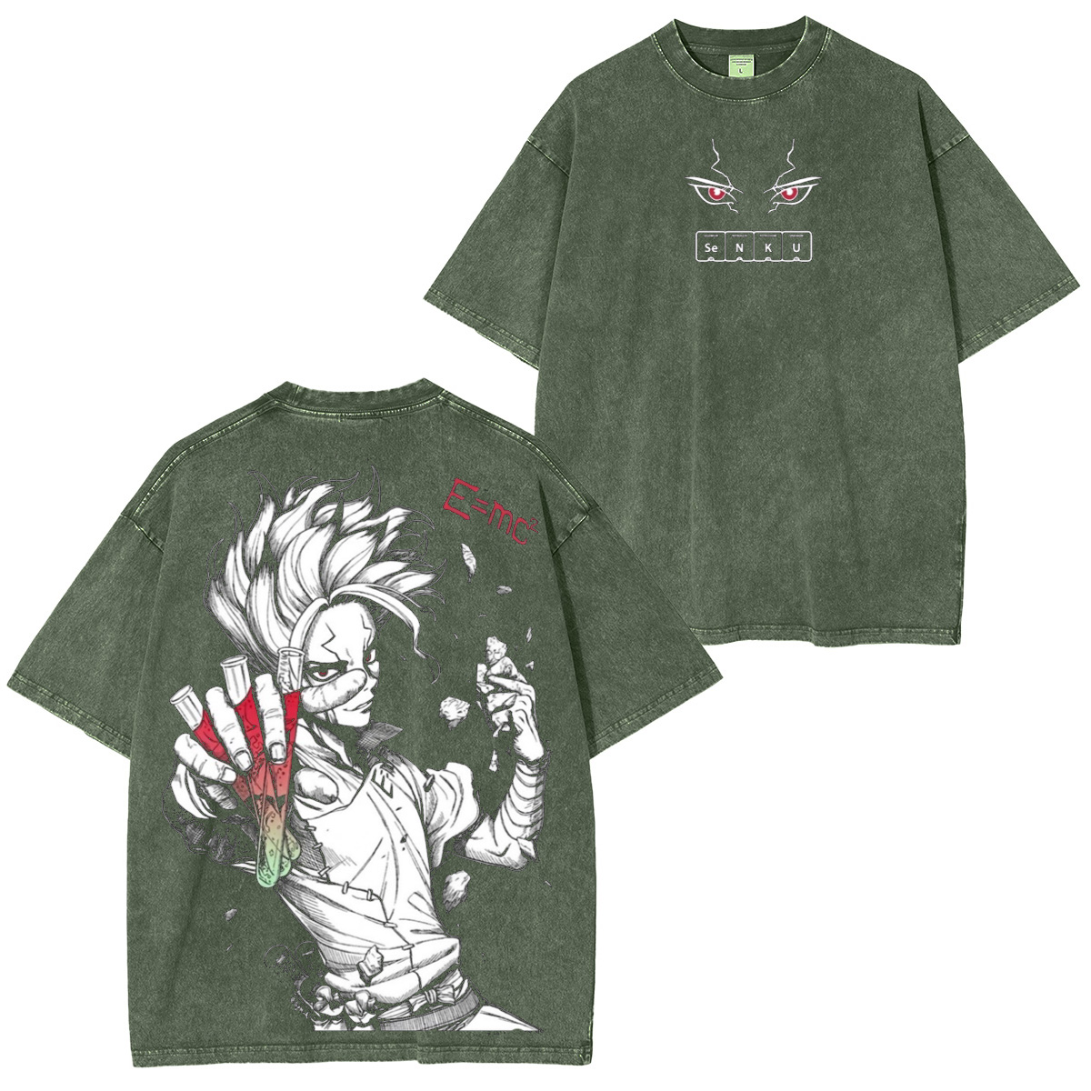 Senku Ishigami Dr. STONE Washed T-shirt/Crewneck/Hoodie
