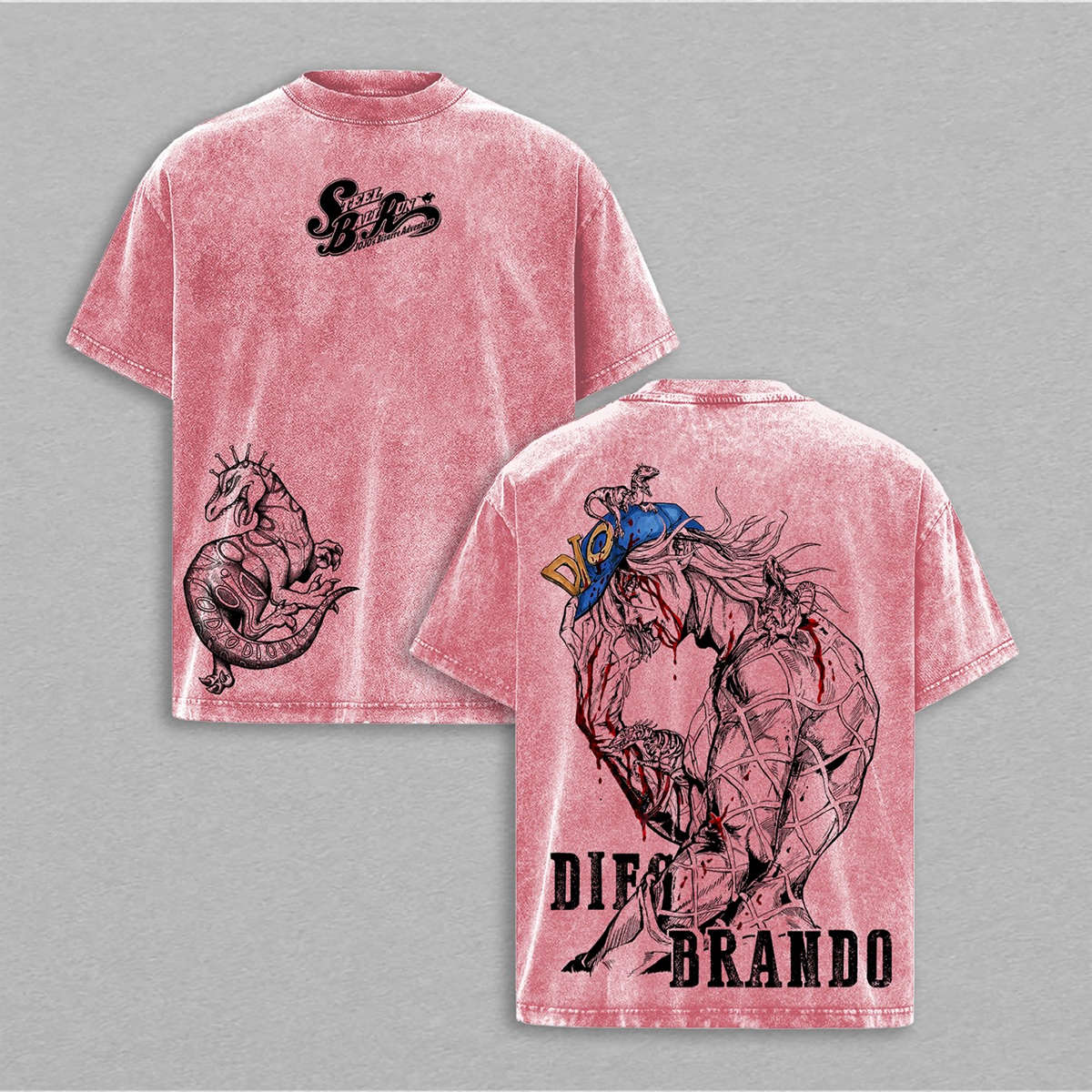 Unleash primal power with this Diego Brando vintage Washed T-shirt/Crewneck/Hoodie