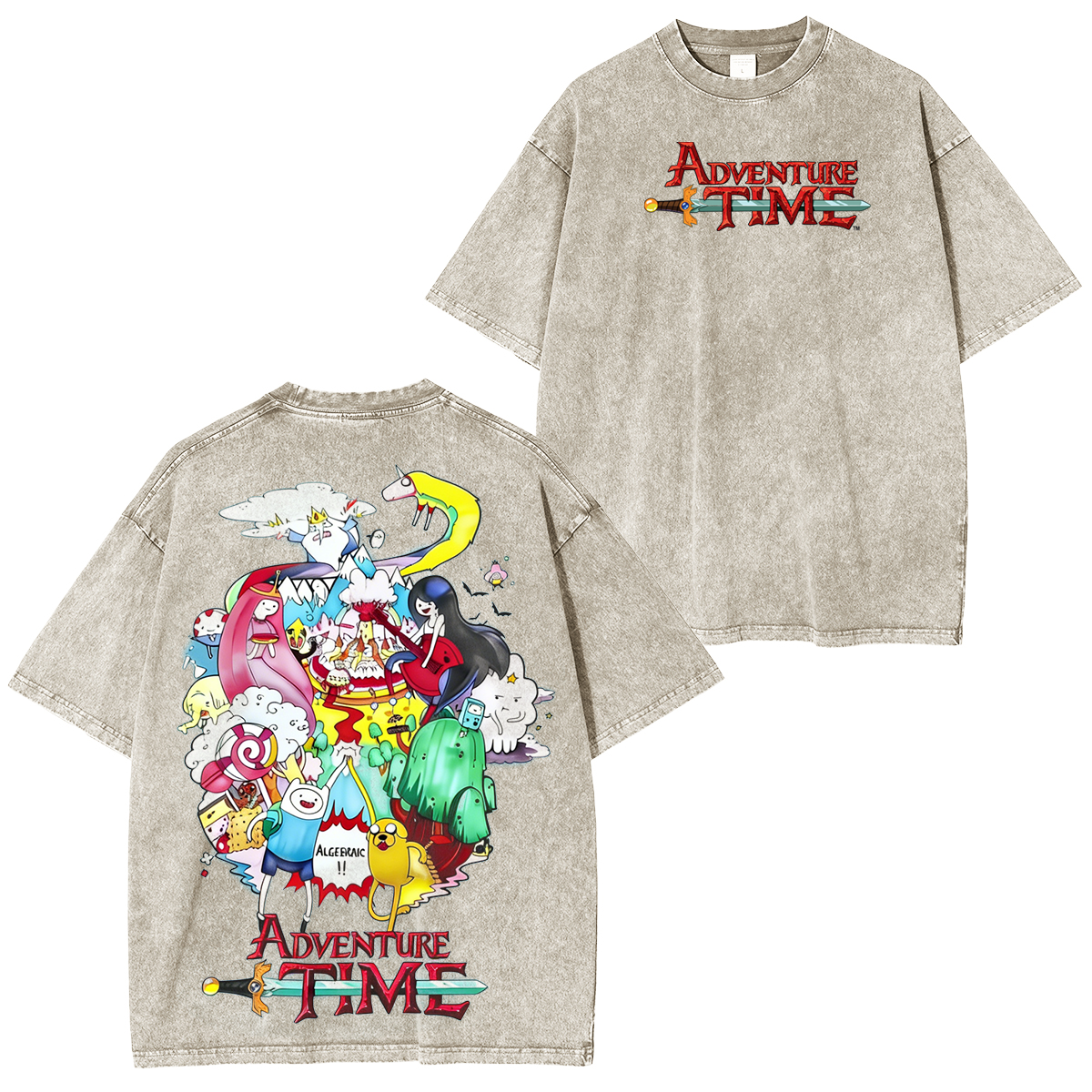 Adventure Time Washed T-shirt/Crewneck/Hoodie