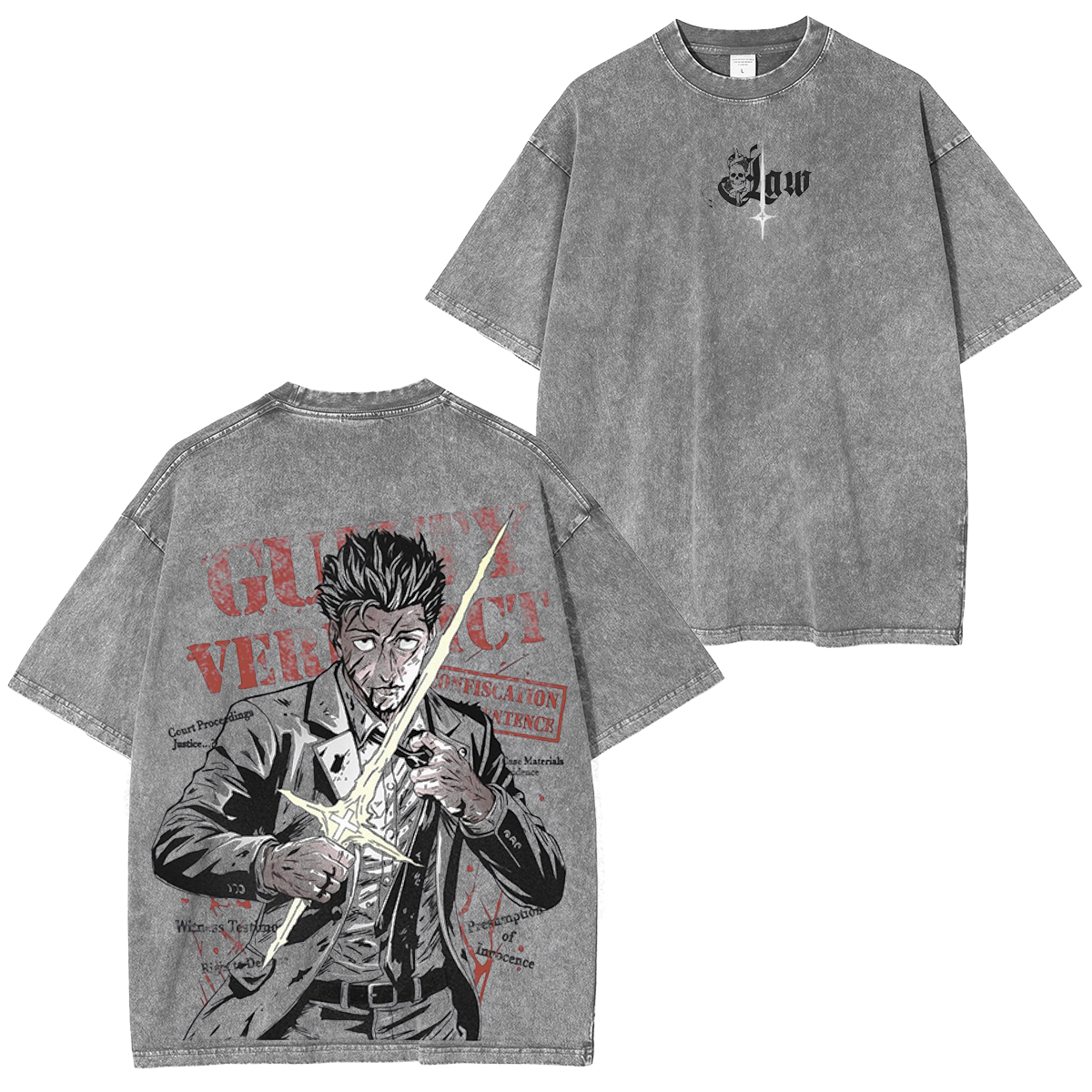 Gojo Satoru Jujutsu Kaisen Washed T-shirt/Crewneck/Hoodie