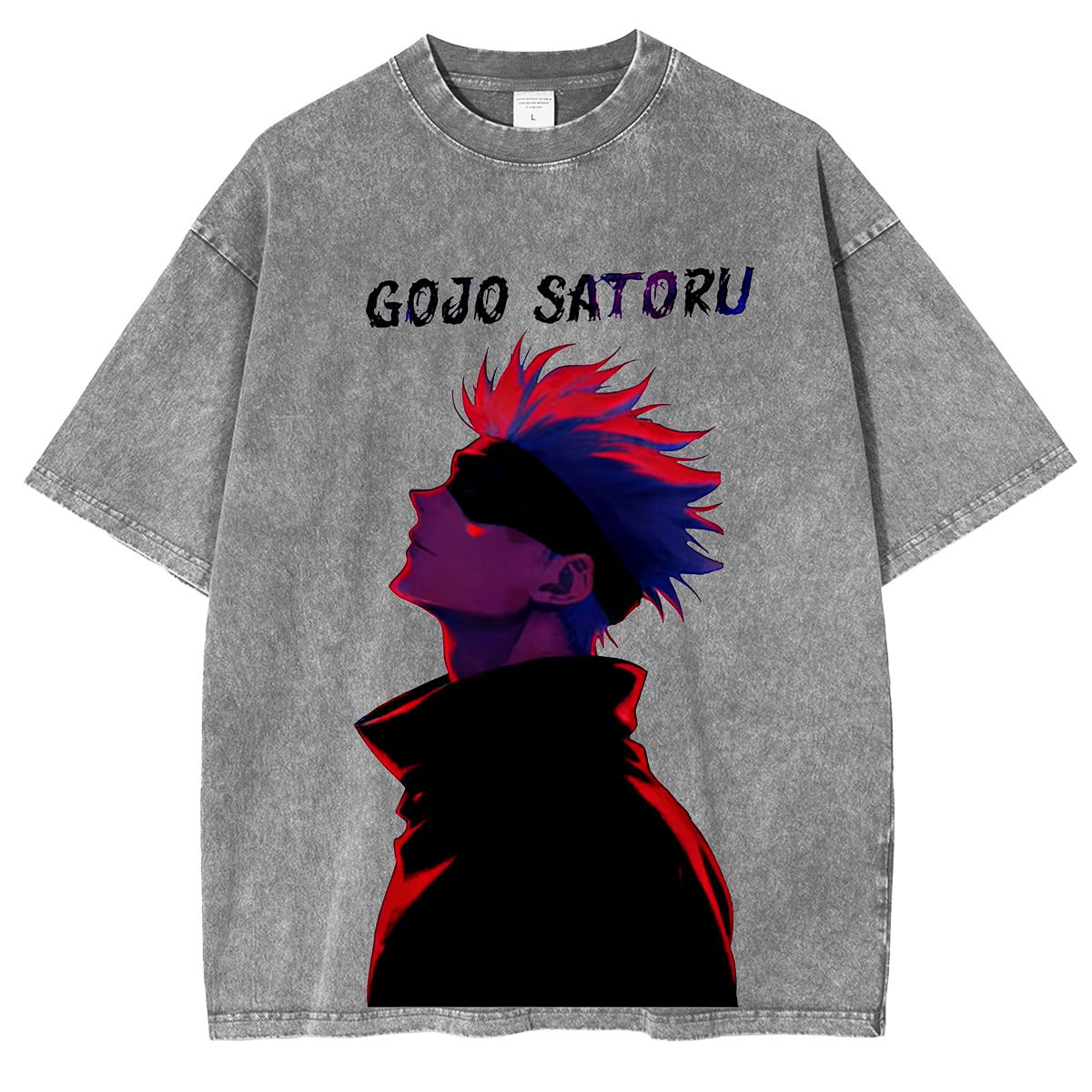 Gojo Satoru Jujutsu Kaisen Washed T-shirt