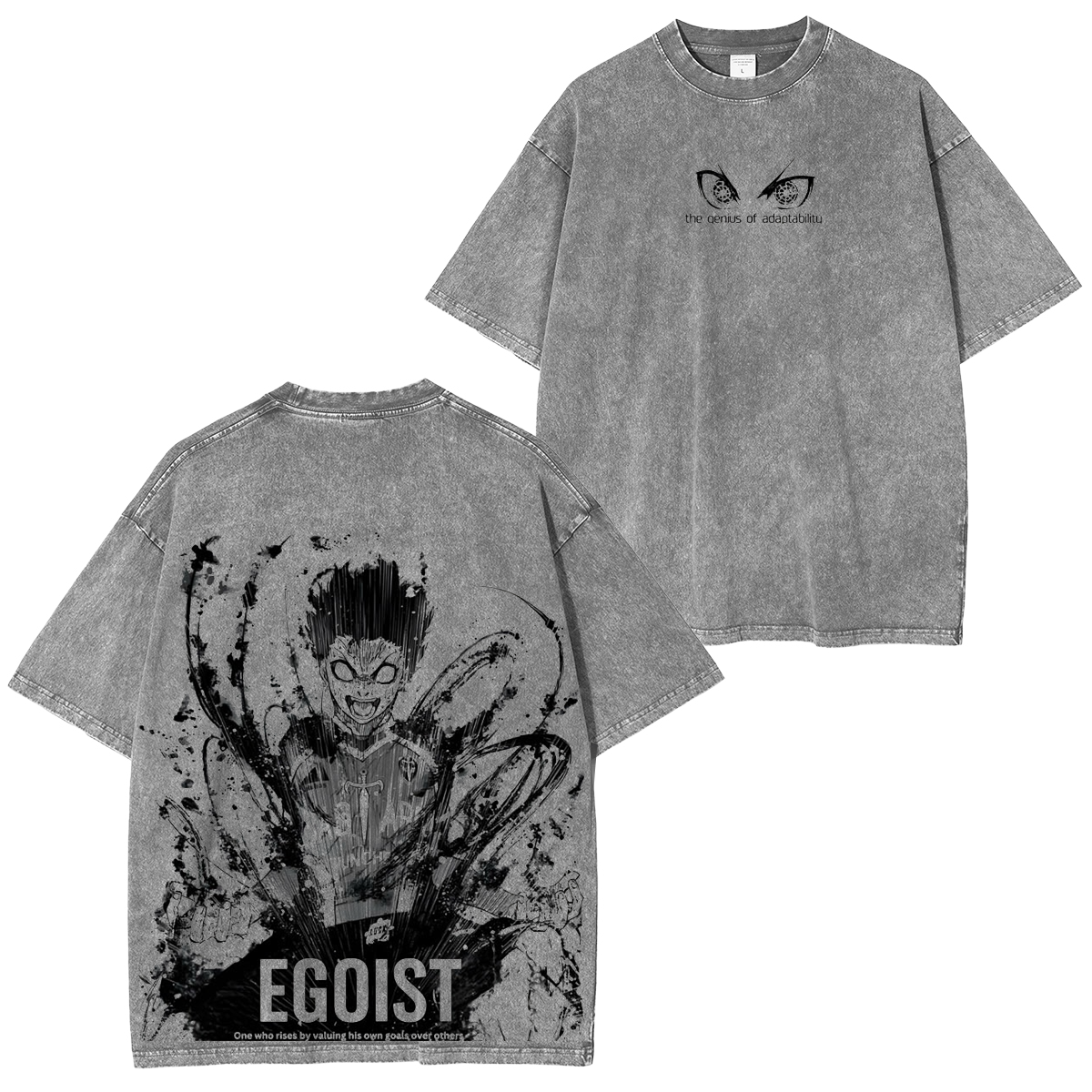 Blue Lock Washed T-shirt/Crewneck/Hoodie