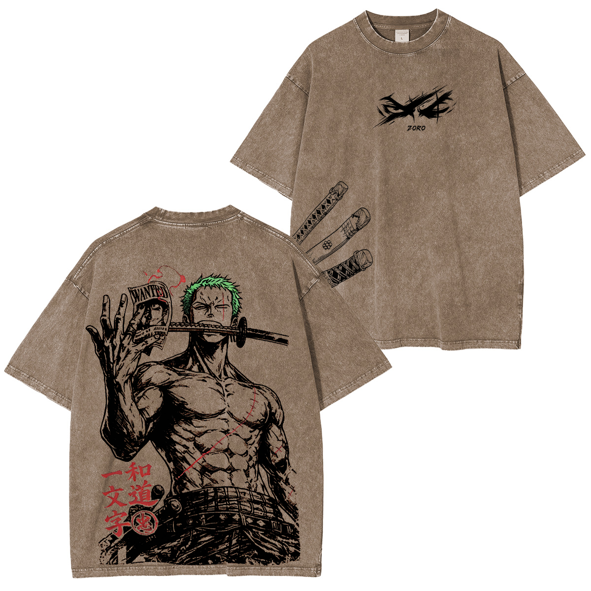 One Piece Washed T-shirt/Crewneck/Hoodie