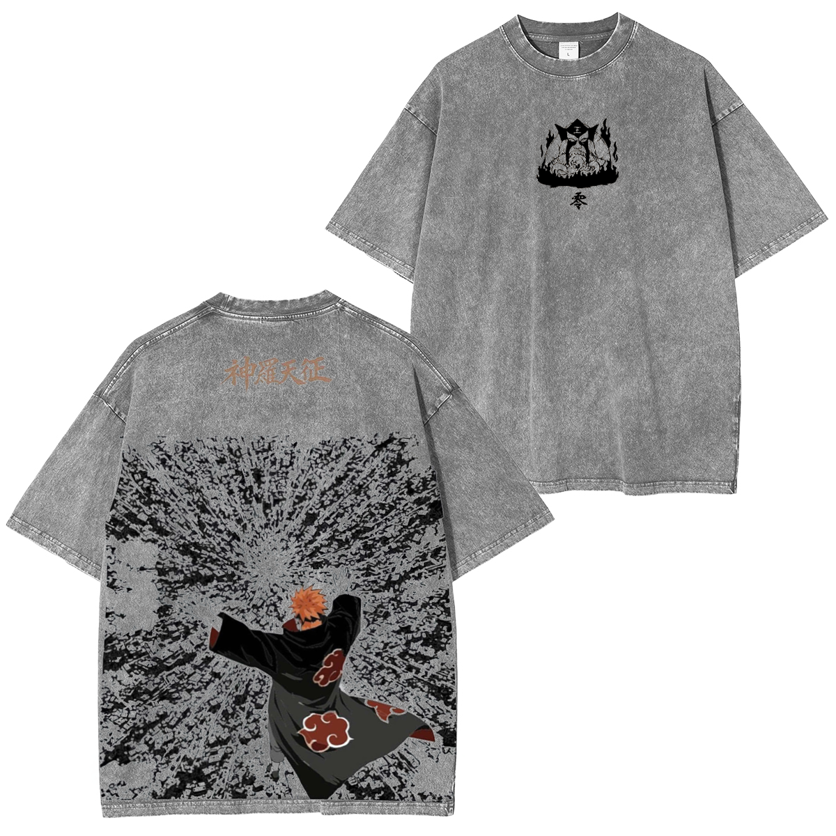 Yahiko Pain Anime Naruto Uchiha Vintage  T-Shirt