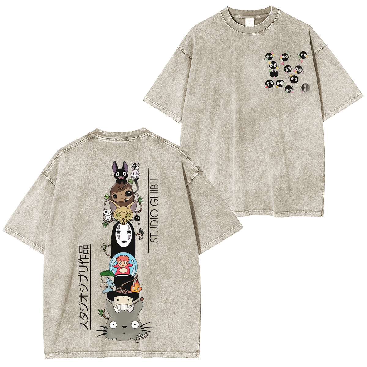 Studio Ghibli Washed T-shirt/Crewneck/Hoodie