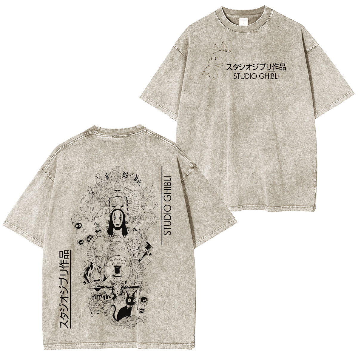 Studio Ghibli Washed T-shirt/Crewneck/Hoodie