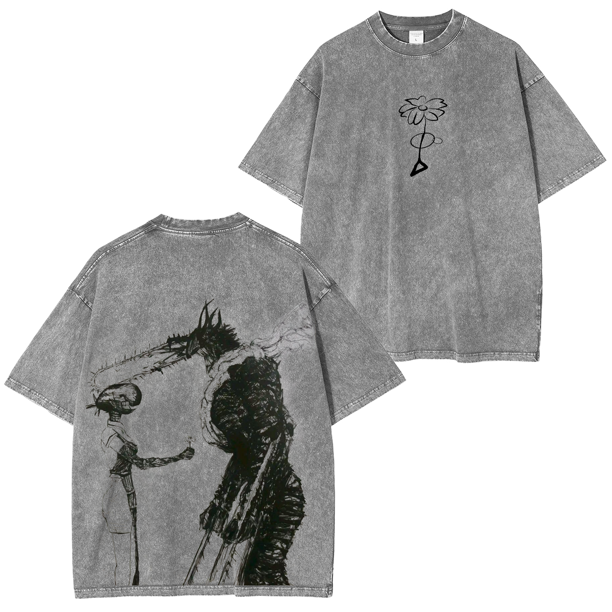 Chainsaw Man Anime Vintage  T-Shirt
