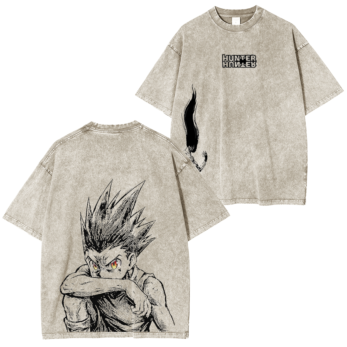 Hunter x Hunter Gon Freecss Printed Unisex Washed T-Shirt/Crewneck/Hoodie
