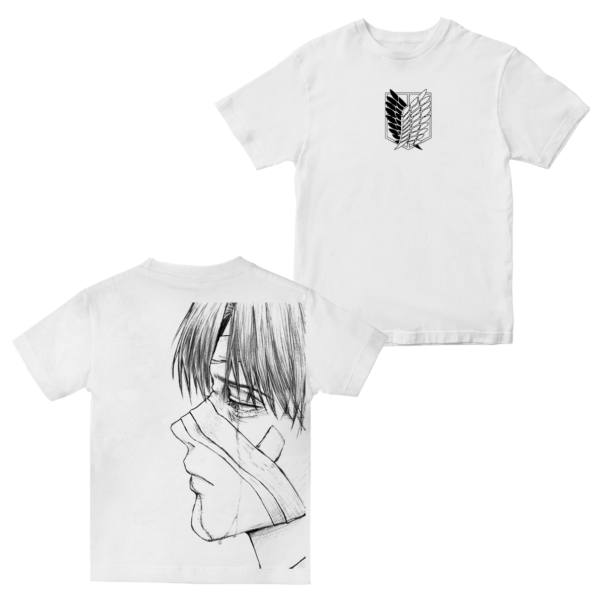 Attack on Titan Vintage Washed T-shirts / Cotton T-shirts