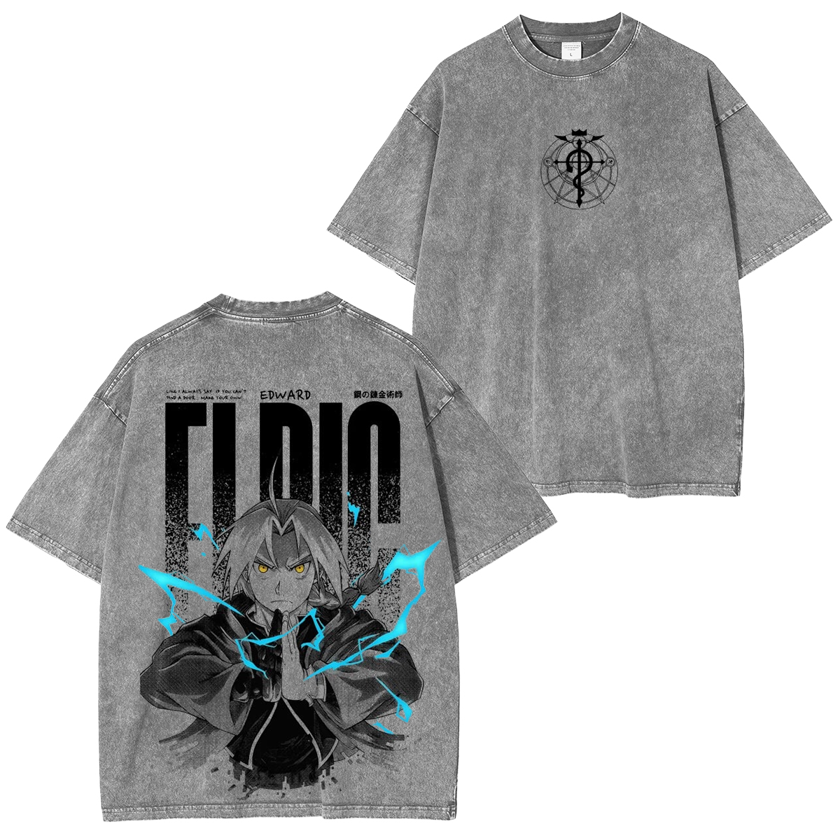 Fullmetal Alchemist Washed T-shirt/Crewneck/Hoodie