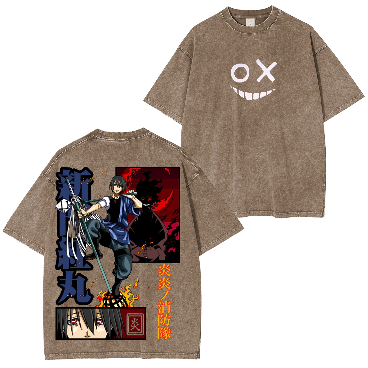 Fire Force Company 7 Unisex Washed T-Shirt