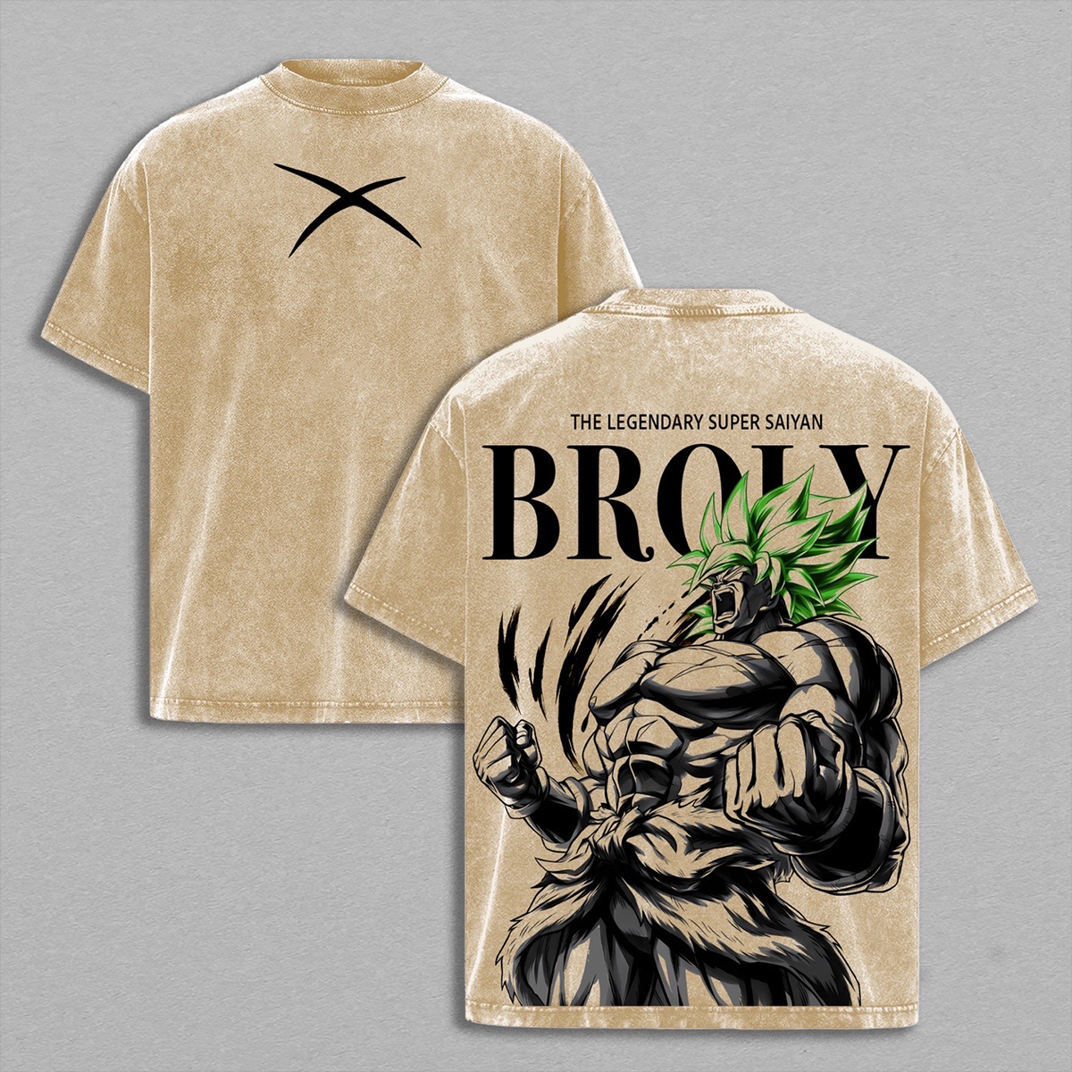 Dragon Ball Broly Washed T-shirt/Crewneck/Hoodie