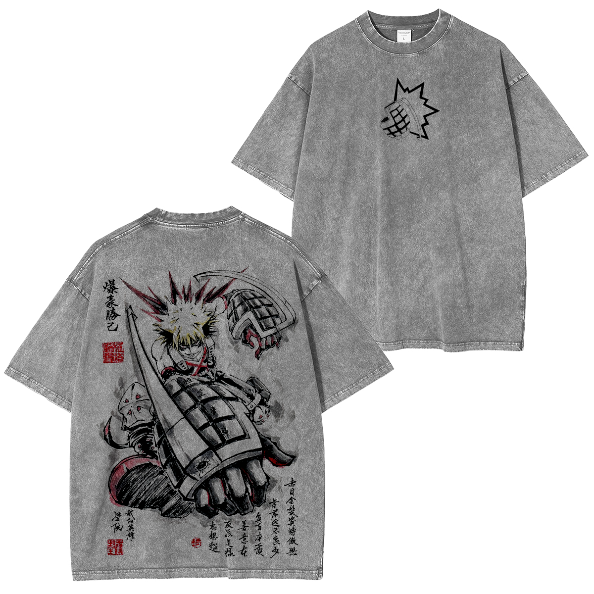 My Hero Academia Vintage washed T-shirt/Crewneck/Hoodie