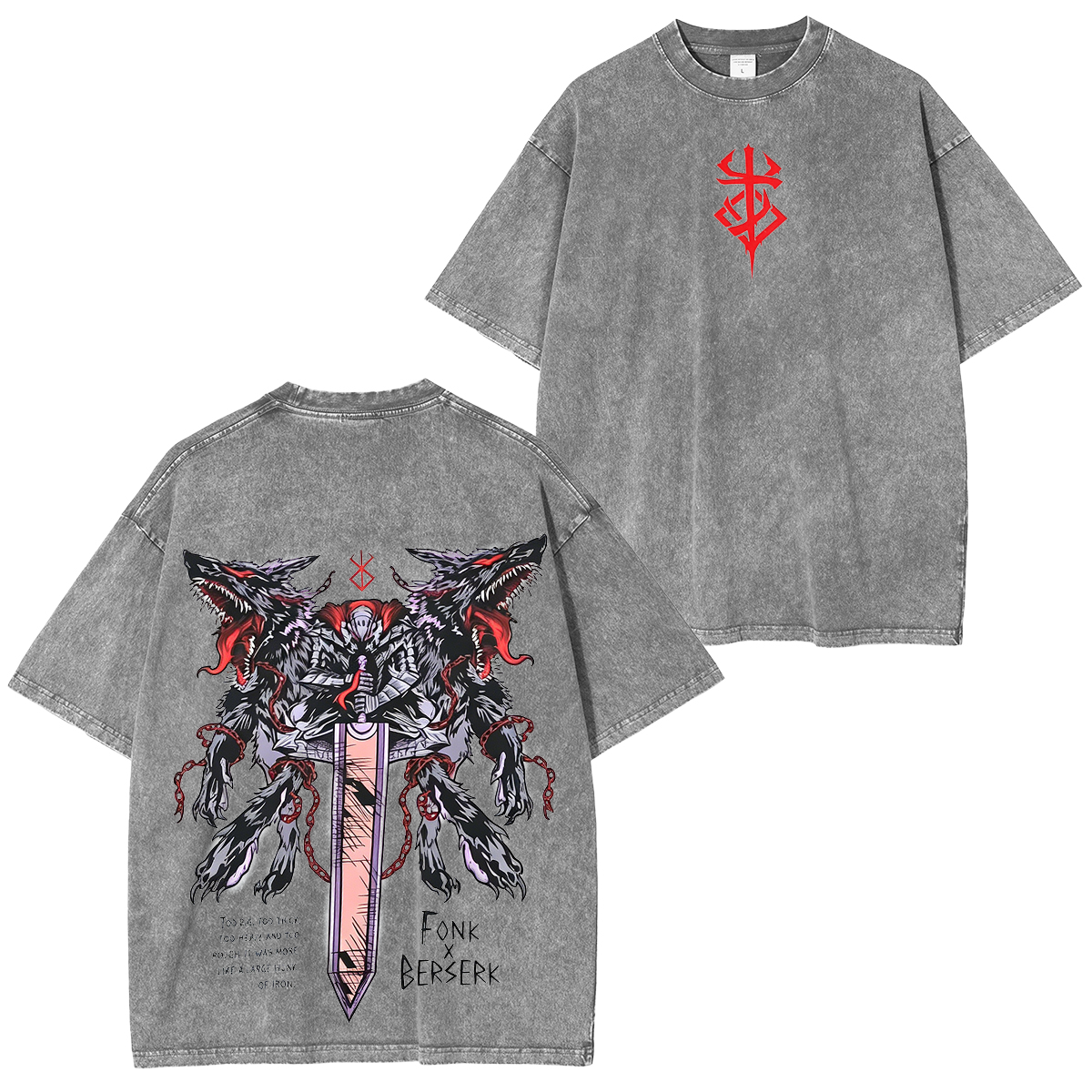 Berserk Vintage Washed T-shirt/Crewneck/Hoodie