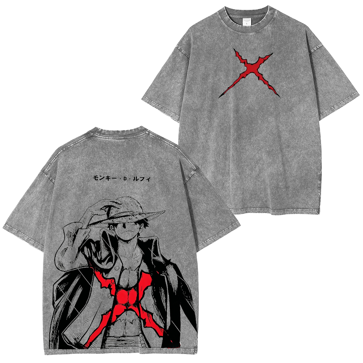 Monkey D. Luffy One Piece Washed T-shirt/Crewneck/Hoodie