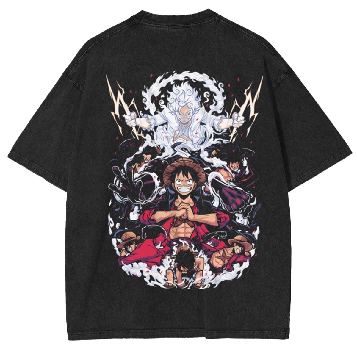 One Piece   Luffy All Transformations Anime T-Shirt
