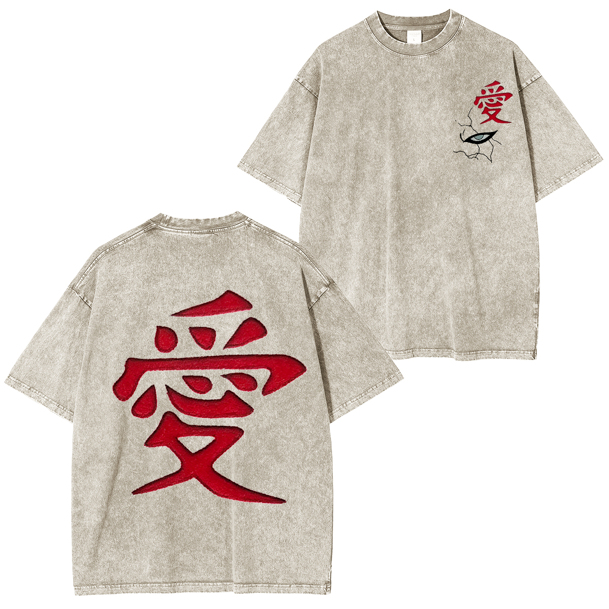 Naruto Oversized Unisex Washed T-Shirt