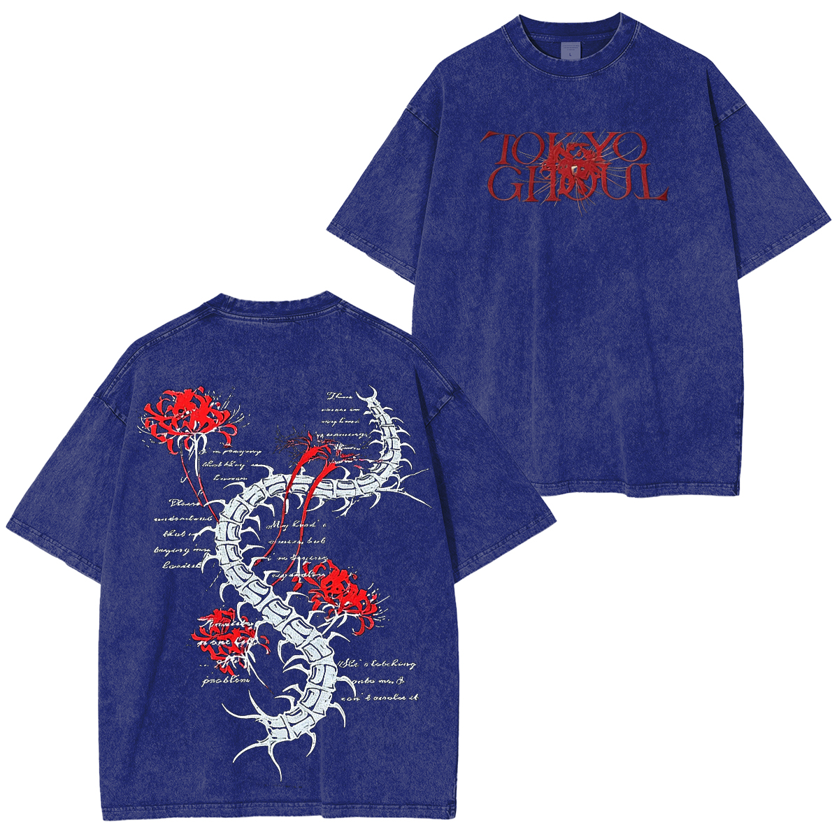 Tokyo Ghoul Anime Washed T-shirt/Hoodie