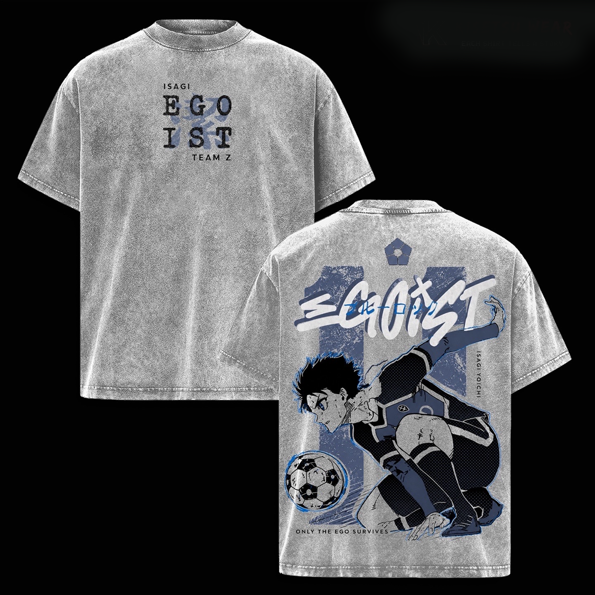 Blue Lock Vintage Washed T-shirt/Crewneck/Hoodie