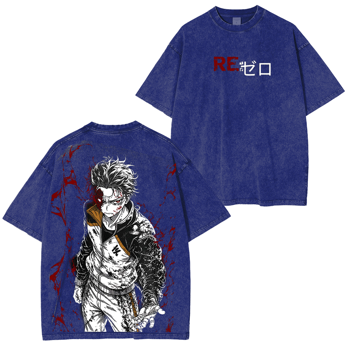 Natsuki Subaru Anime Unisex Washed T-shirt/Hoodie
