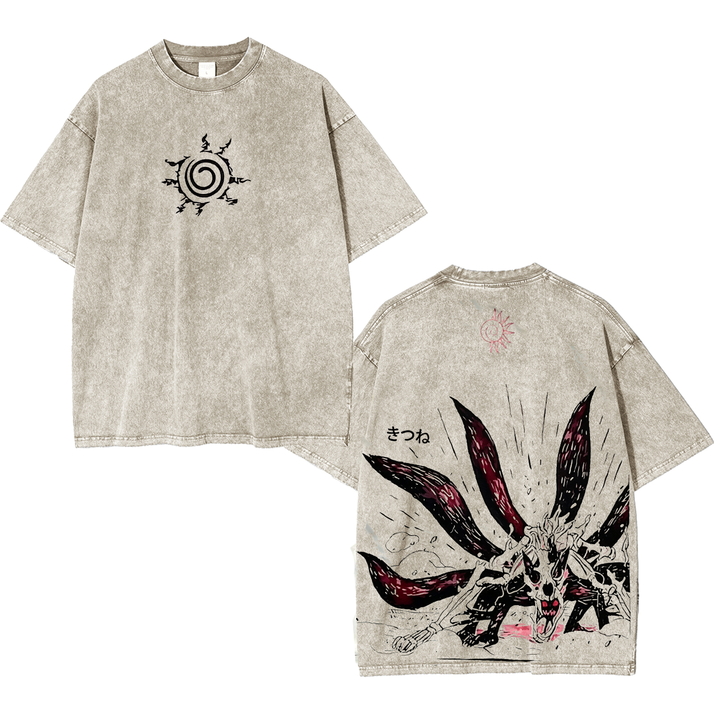 Naruto Unisex  Washed T-Shirt