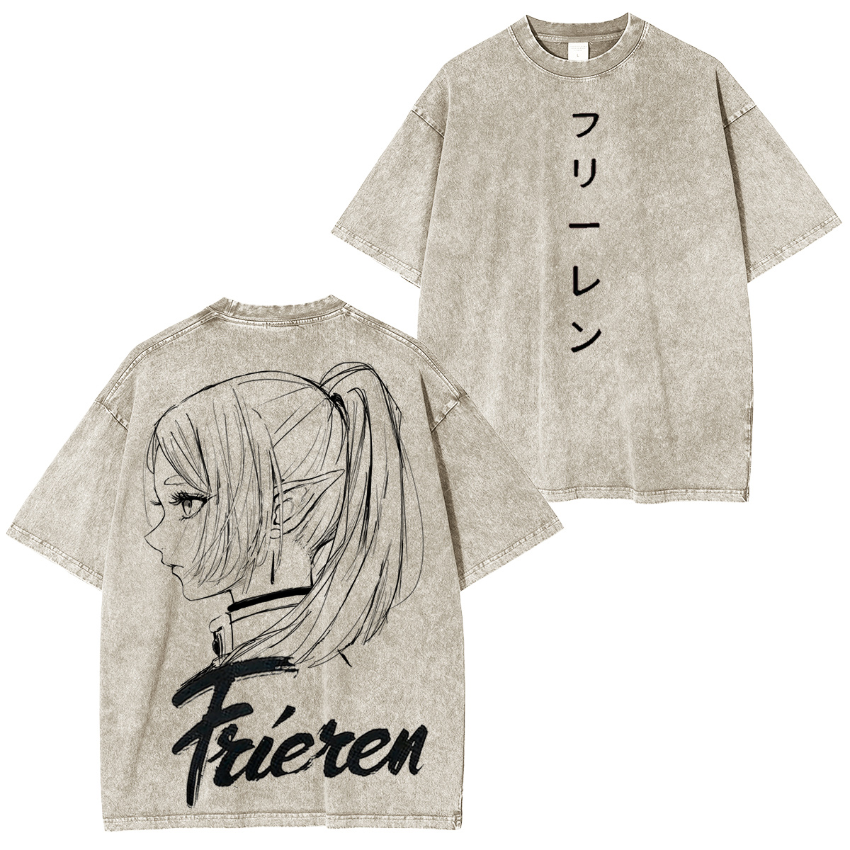  Frieren: Beyond Journey's End Vintage washed T-shirt/Crewneck/Hoodie