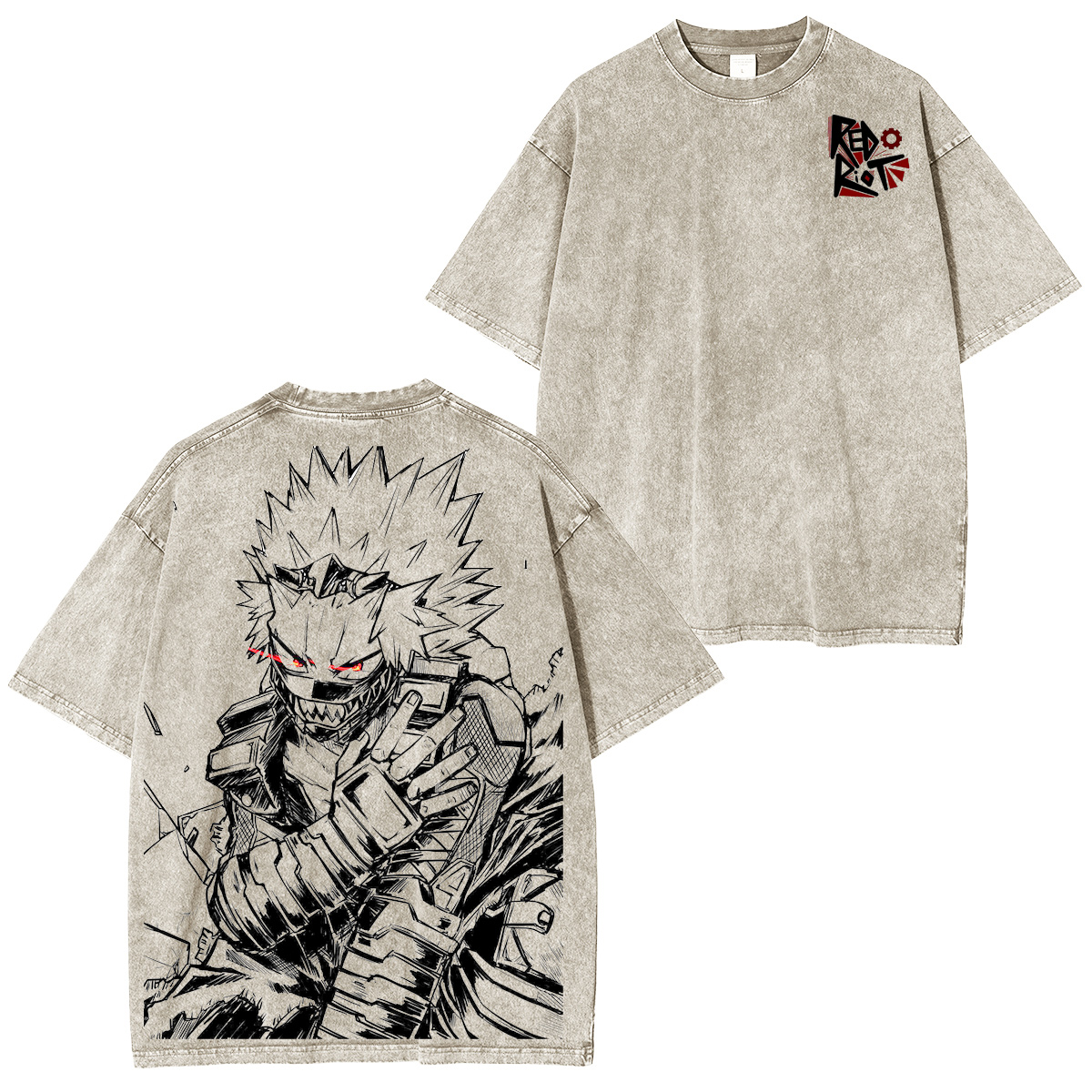 My Hero Academia :redriot Vintage washed T-shirt/Crewneck/Hoodie
