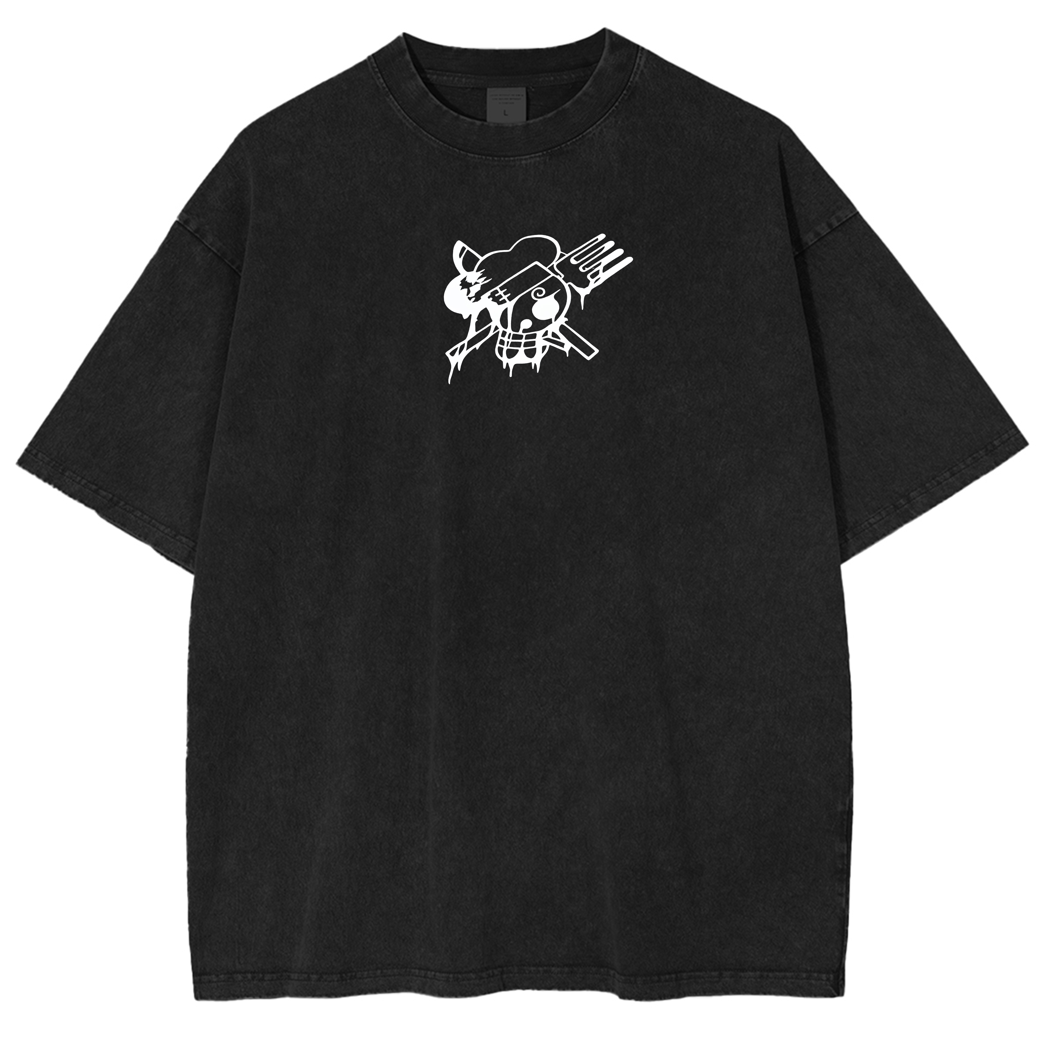 "Sanji" Anime Double Printed Washed Tee