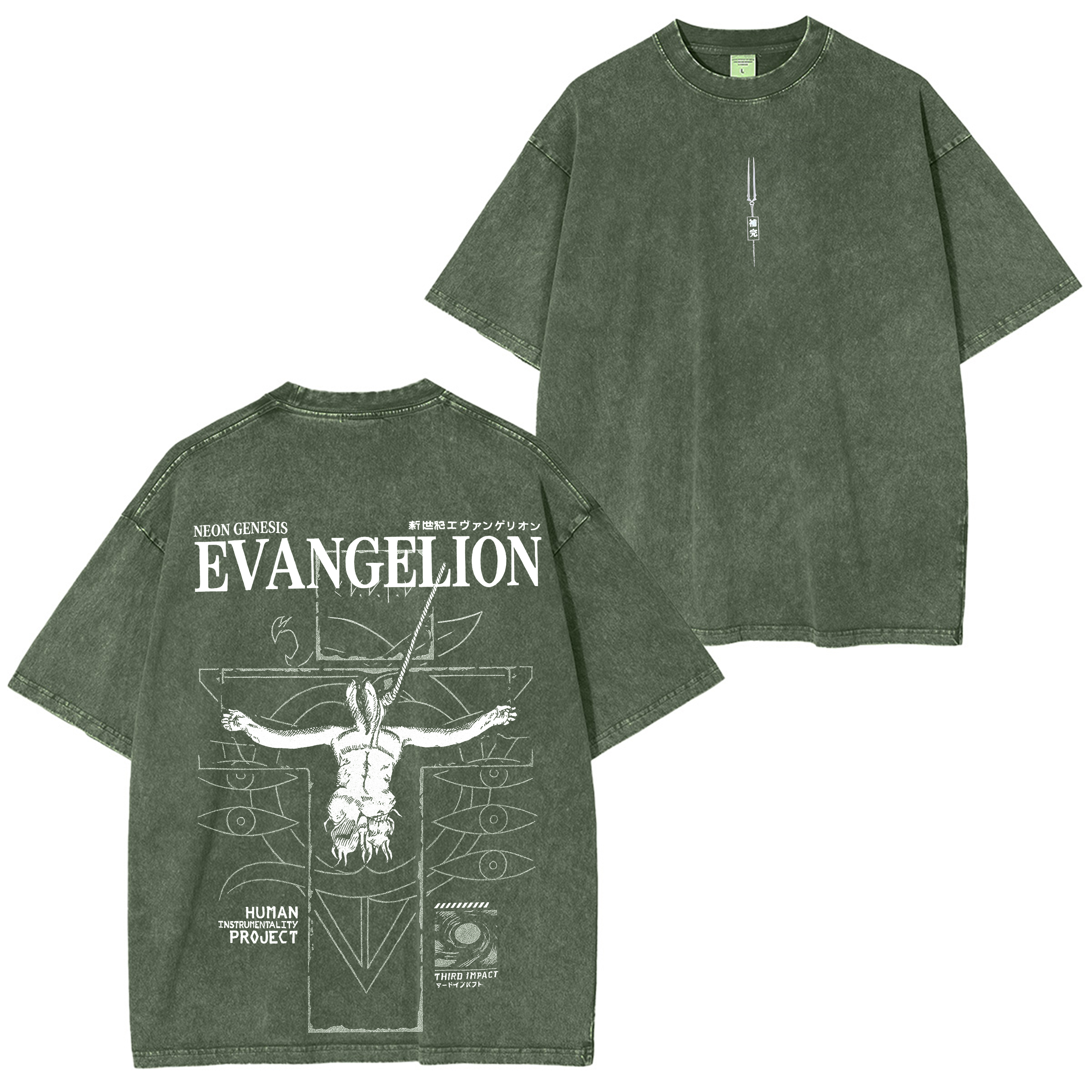 Camisa Lilith ACID WASH - Neon Genesis Evangelion T-Shirts