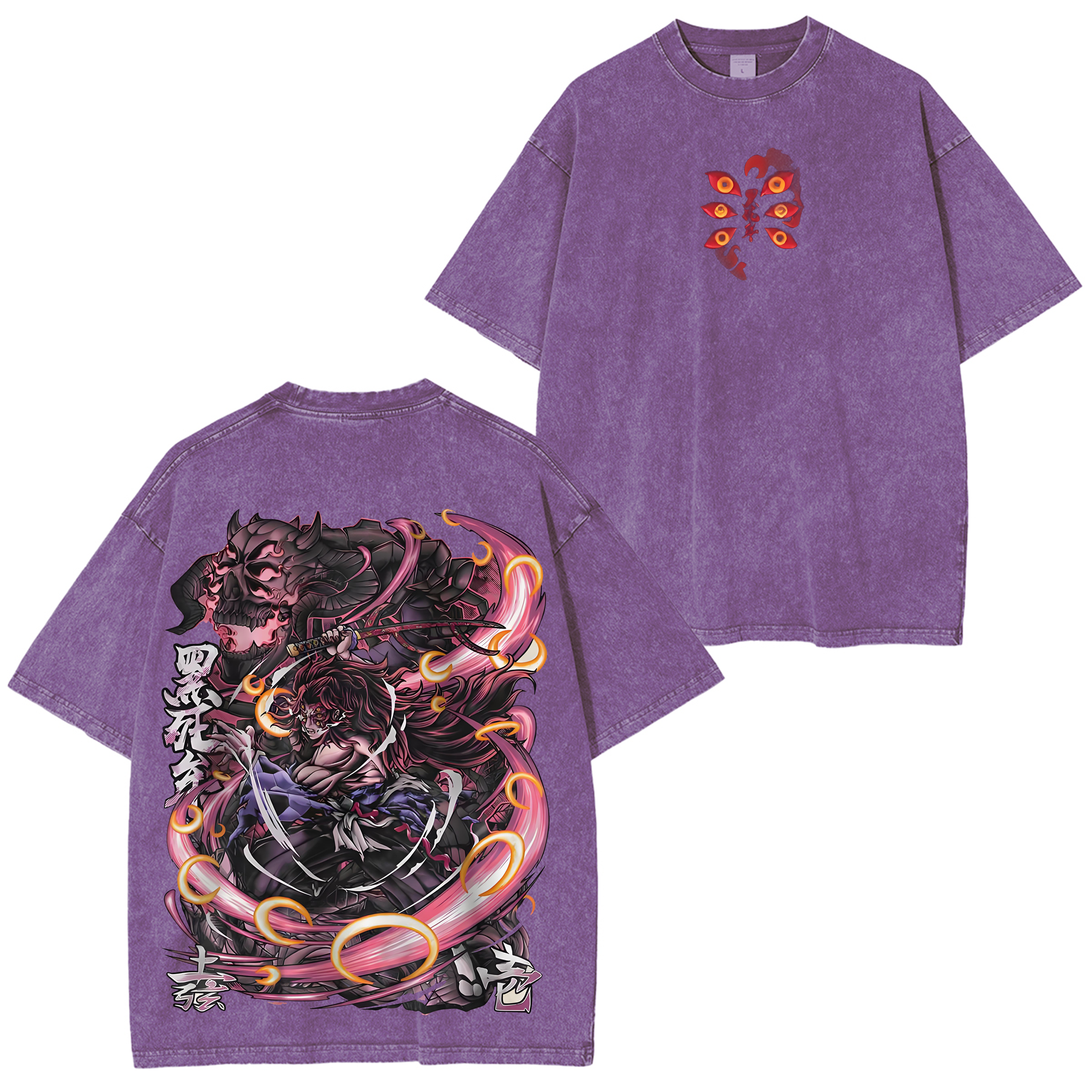 Kokushibo Demon Slayer Vintage Anime T-Shirt