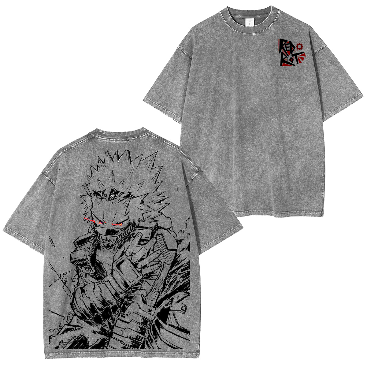 My Hero Academia :redriot Vintage washed T-shirt/Crewneck/Hoodie